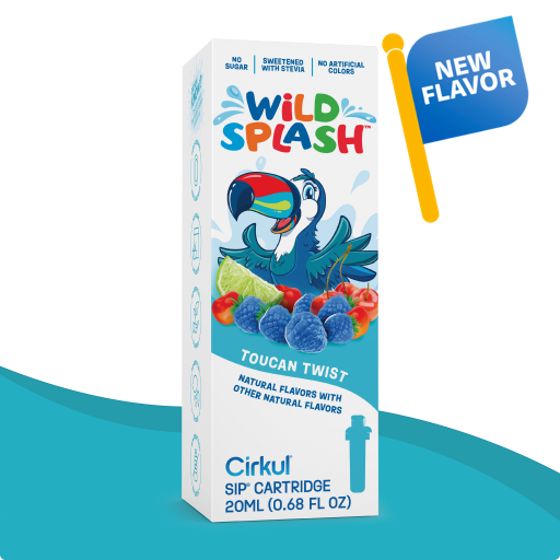 Natural Fruit Flavored Wild Splash Toucan Twist PF3X - Zero-Calorie Multi-Flavor Sip Pods for Water Bottle - Default Title